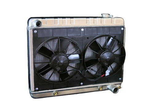 Dewitts Radiator Radiator w/Fans Nova 62-67 Auto Trans Raw MPN DEW32-4139010A For GM 1962-67