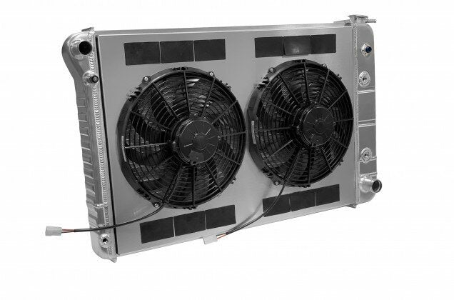 Dewitts Radiator Radiator w/Fans C-10 Trk 73-86 Trans Raw MPN DEW32-4139019A For GM Fullsize Truck 1973-86