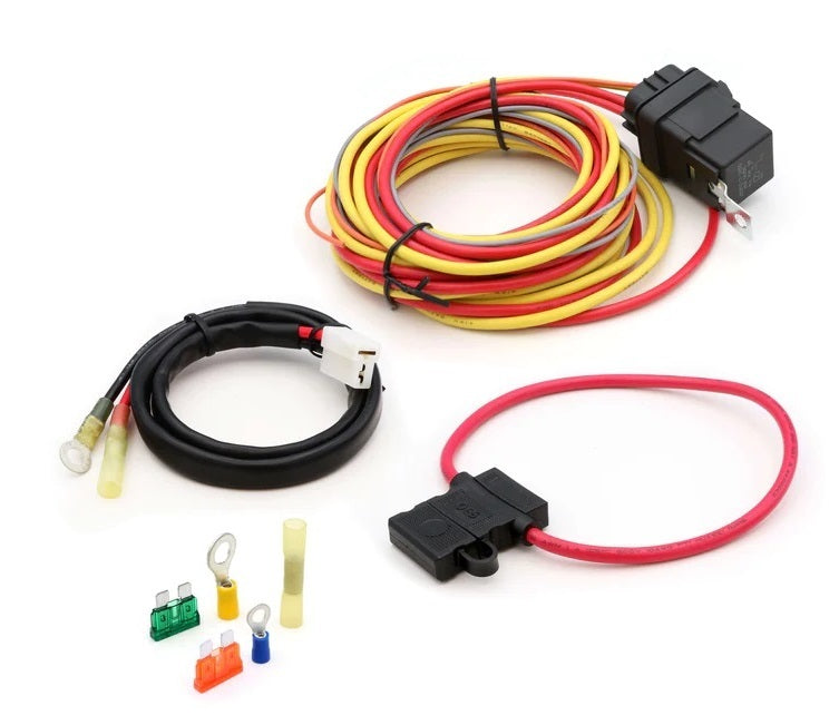 Dewitts Radiator   Spal Fan Wiring Harness with Relay  DEW32-SPFRH