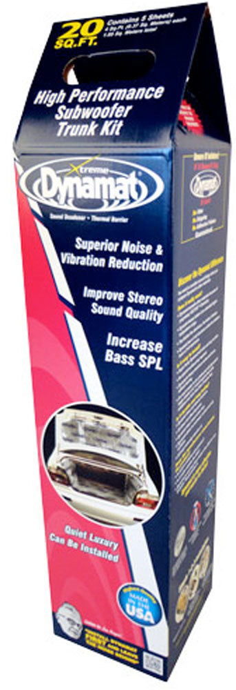 Dynamat Dynamat Extreme Trunk Kit 5 Sheets 18in x 32in MPN DMT19405