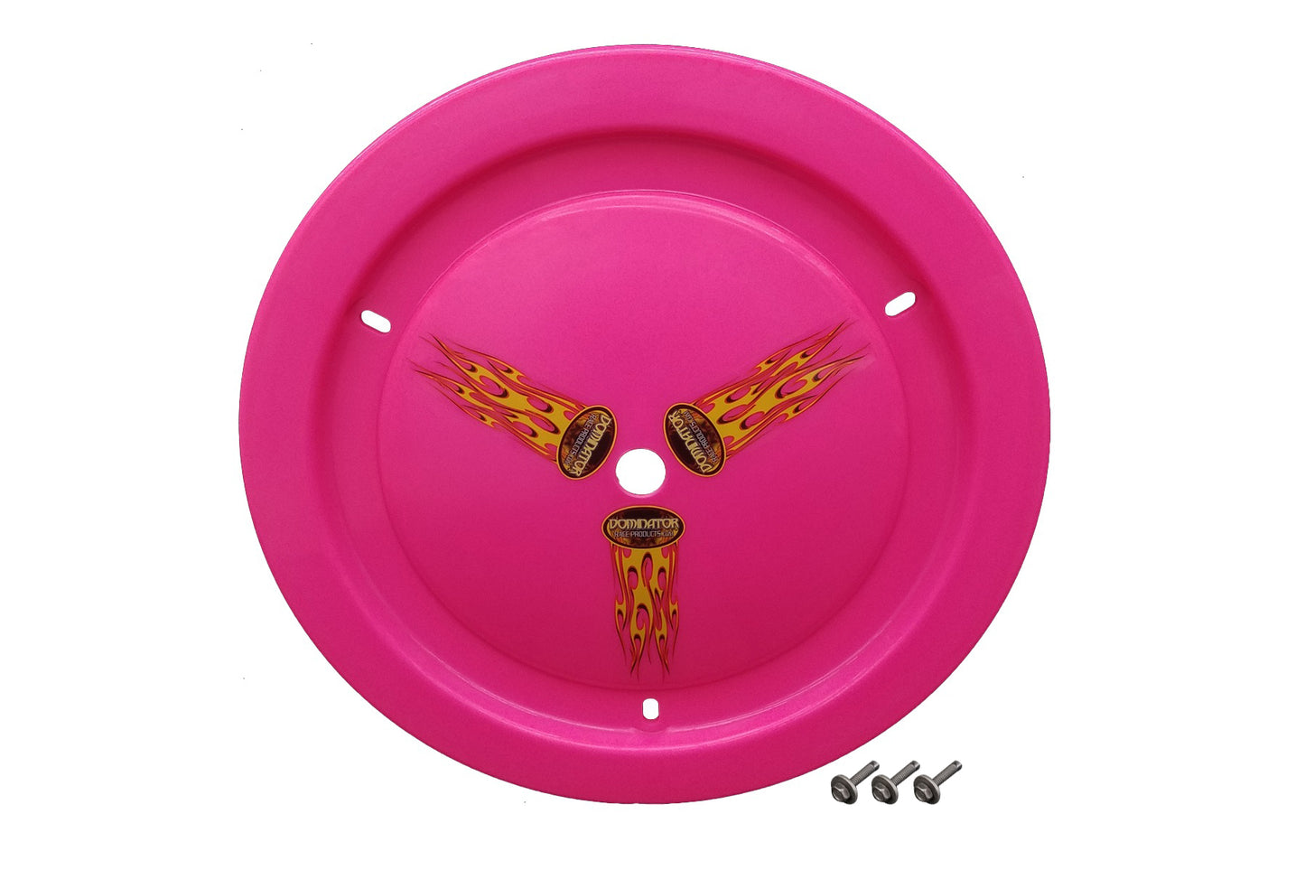 Dominator Race Products   Wheel Cover Bolt-On Pink Real Style  DOM1006-B-PK