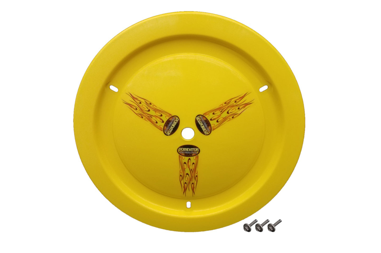 Dominator Race Products   Wheel Cover Bolt-On Yellow Real Style  DOM1006-B-YE