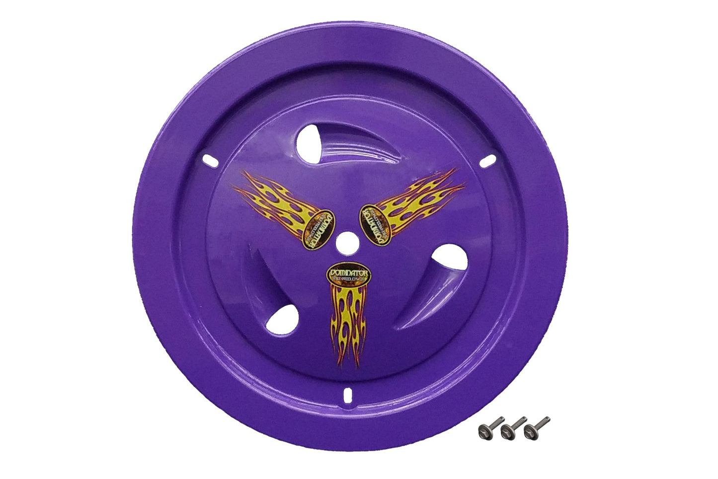 Dominator Race Products   Wheel Cover Bolt-On Purple Real Style  DOM1007-B-PU
