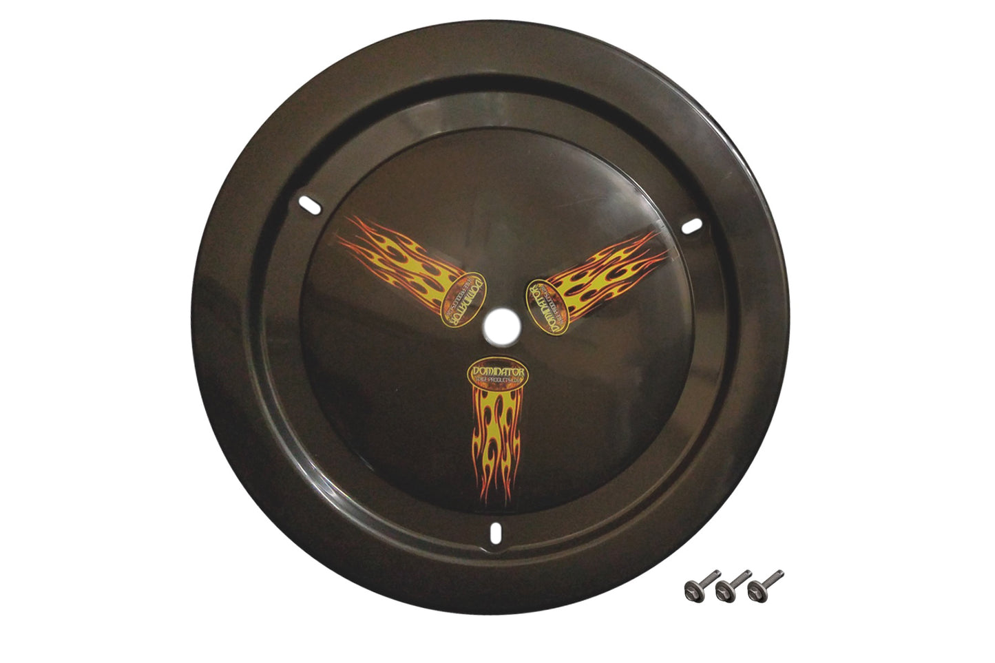 Dominator Race Products   Wheel Cover Bolt-On Black  DOM1012-B-BK