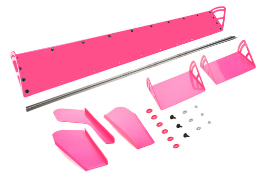 Dominator Race Products   Plastic Spoiler 8x72in LM Pink  DOM920-PK