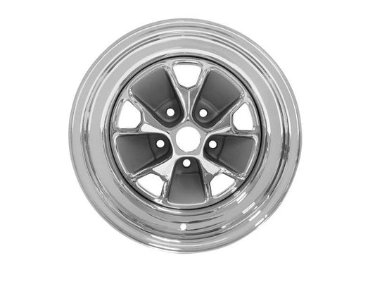 Drake Automotive Group   15 x 7 Mustang Styled Steel Wheel Chrome  DRAC5ZZ-1007-CR