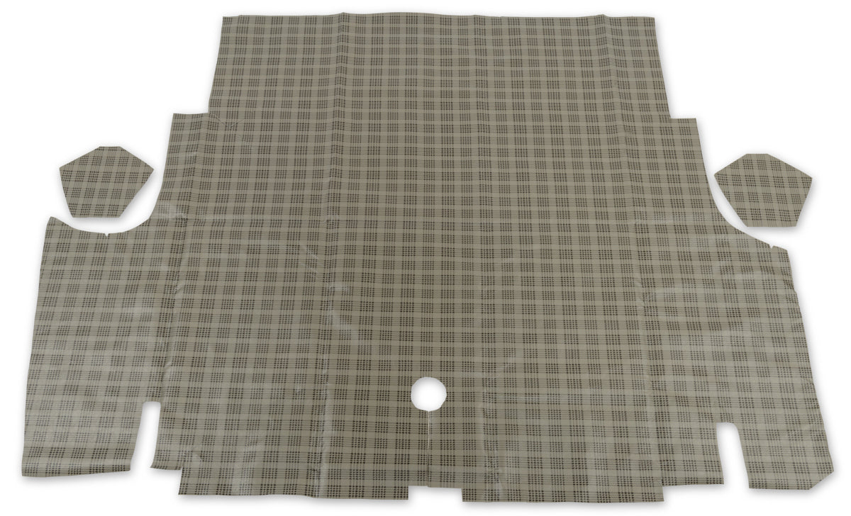 Drake Automotive Group   65-66 Mustang Trunk Mat Plaid  DRATM-FM-CPCV-65P