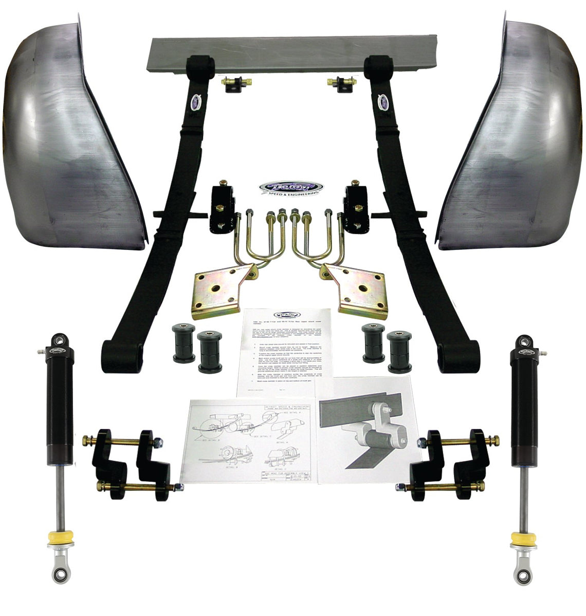 Detroit Speed Engineering   Mini-Tub Kit - 68-74 Nova 2in Drop  DSE041207DS