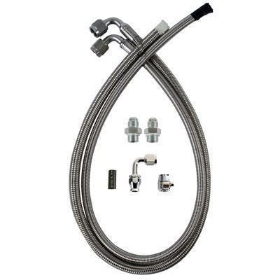 Detroit Speed Engineering P/S Hose Kit - DSE Subframe - 79-04 Ford MPN DSE091302DS For Ford, GM Mustang 1979-2004