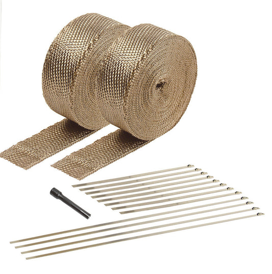 Design Engineering   Exhaust & Pipe Wrap Kit Titanium  DSN10095