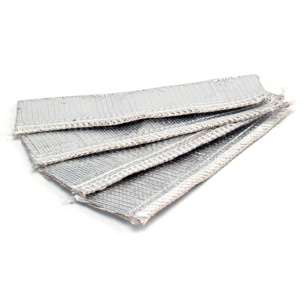 Design Engineering   Aluminized Wire Sheath 3/4in x 6in 4 Pack  DSN10409