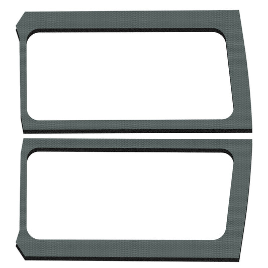 Design Engineering   18-  Jeep Wrangler JL Side Window Kit Gray  DSN50269