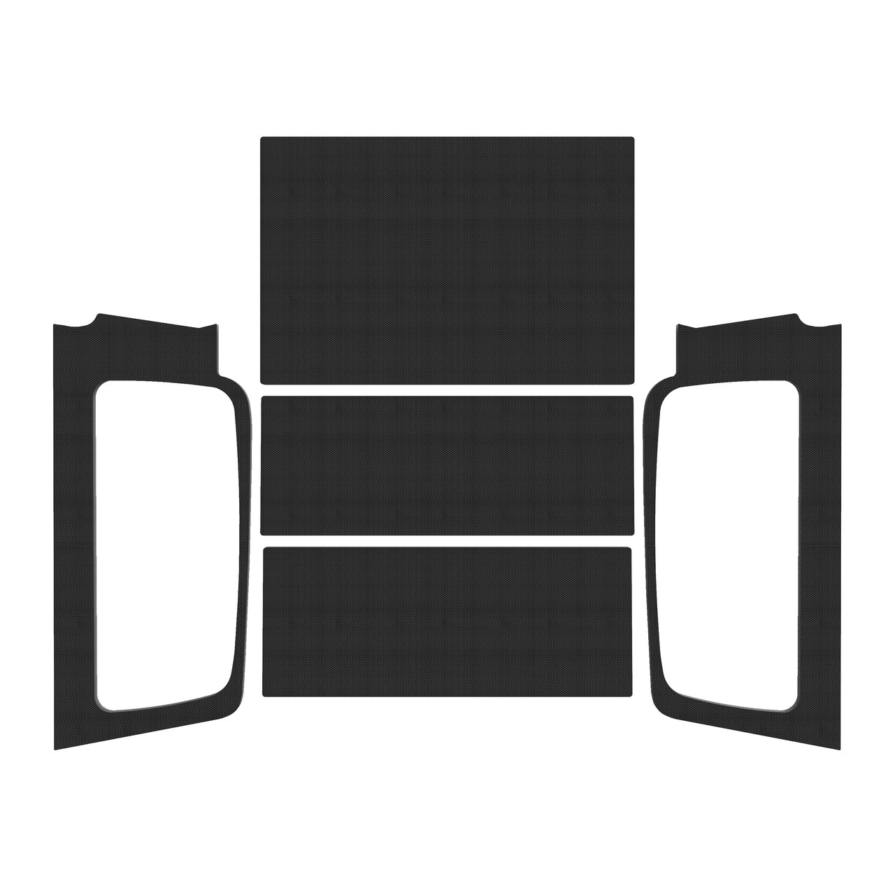 Design Engineering   2004-06 Jeep Wrangler LJ Headliner Kit Black  DSN50601