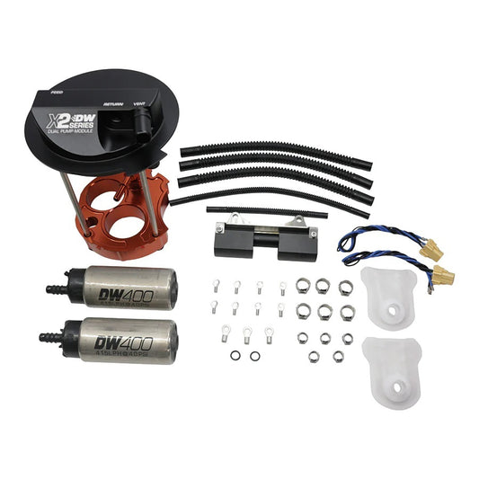 Deatschwerks X2 Fuel Pump Module w/Dual DW400 Pumps MPN DWK9-401-7003 For Chevy Camaro 2017-22