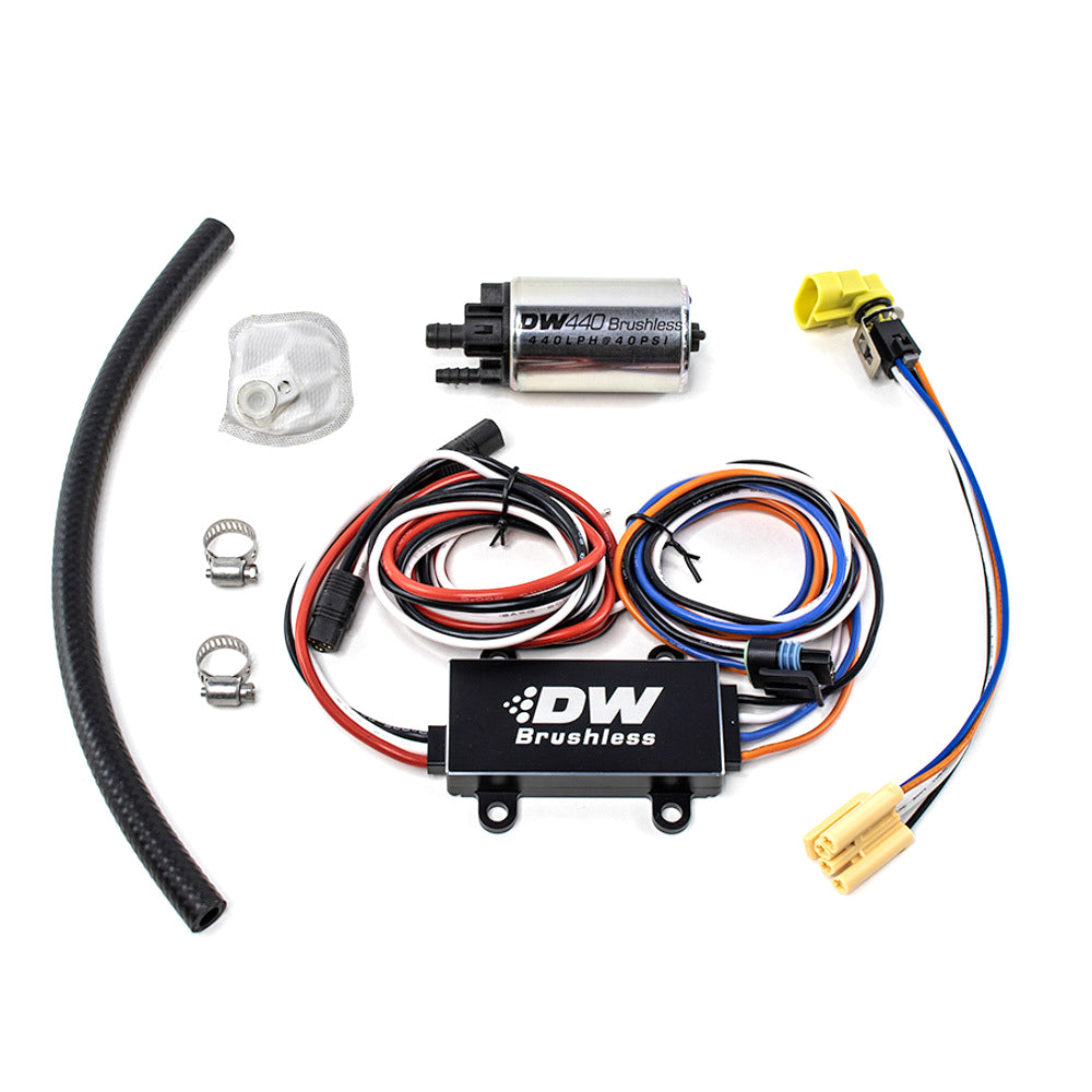 Deatschwerks DW440 Brushless Fuel Pump Dual Speed MPN DWK9-441-C102-0900 For Universal use