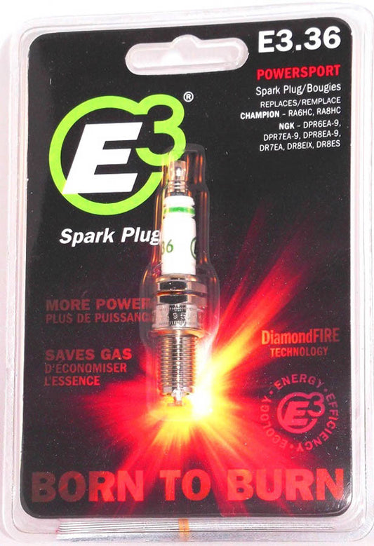 E3 SPARK PLUGS  E3 Spark Plug (Mcycle/Snow)  E3PE3.36