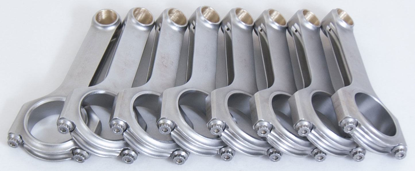 Eagle SBC 4340 Forged H-Beam Rods 6.125 MPN EAGCRS6125B3D For Chevy