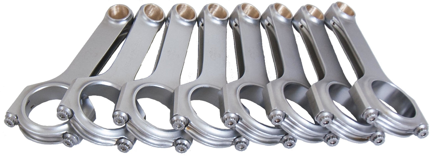 Eagle GM LS 4340 Forged H-Beam Rods 6.125 w/2.100 Pin MPN EAGCRS6125O3D For GM LS-Series