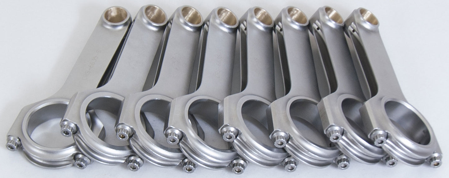 Eagle BBC 4340 Forged H-Beam Rods 6.635in MPN EAGCRS66353D For Chevy