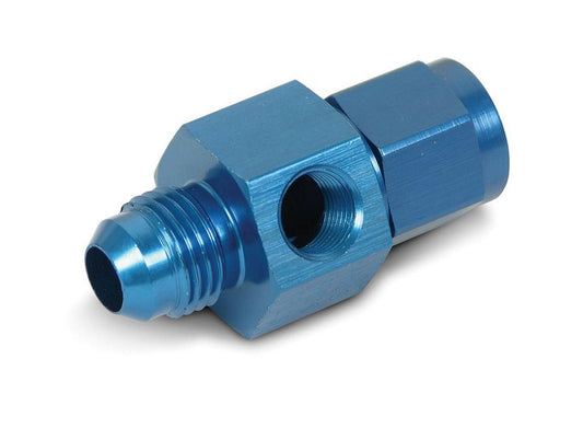 Earls Gauge Adapter -6M to -6F w/1/8 Npt Port MPN EAR100199ERL