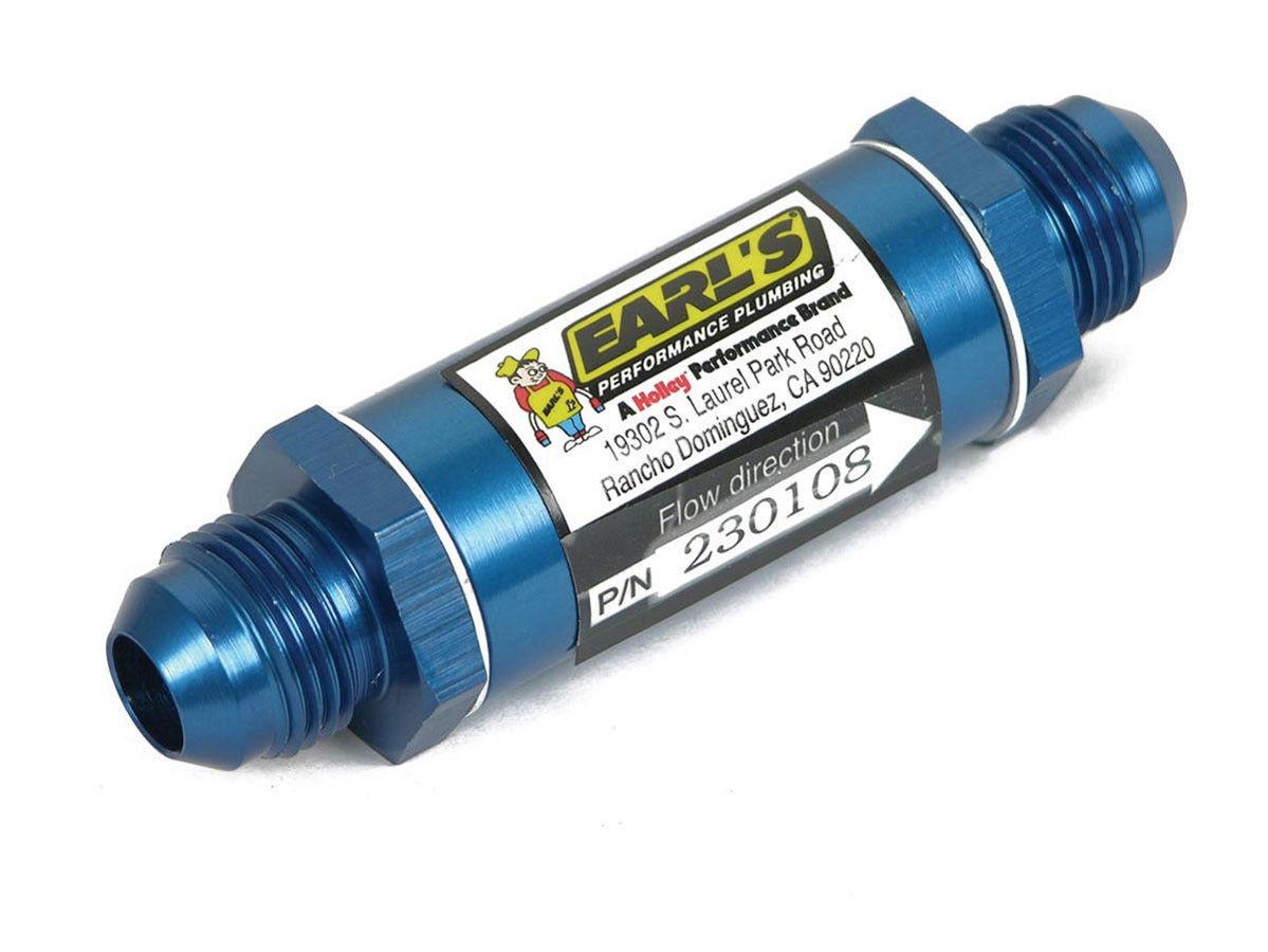 Earls #8 Fuel Filter W/Bronze Element MPN EAR230108ERL