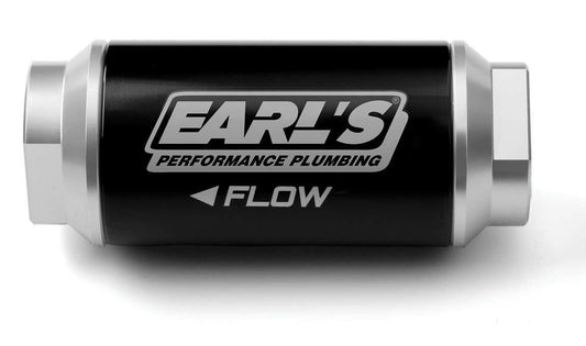 Earls Billet Alm Fuel Filter w/6an ORB 100 GPH MPN EAR230626ERL
