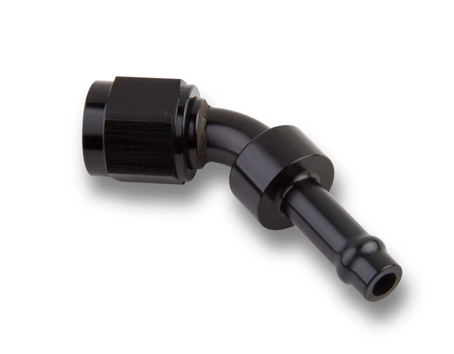 Earls   6an 45-Deg to 3/8 Vapor Guard Hose End  EAR754166ERL