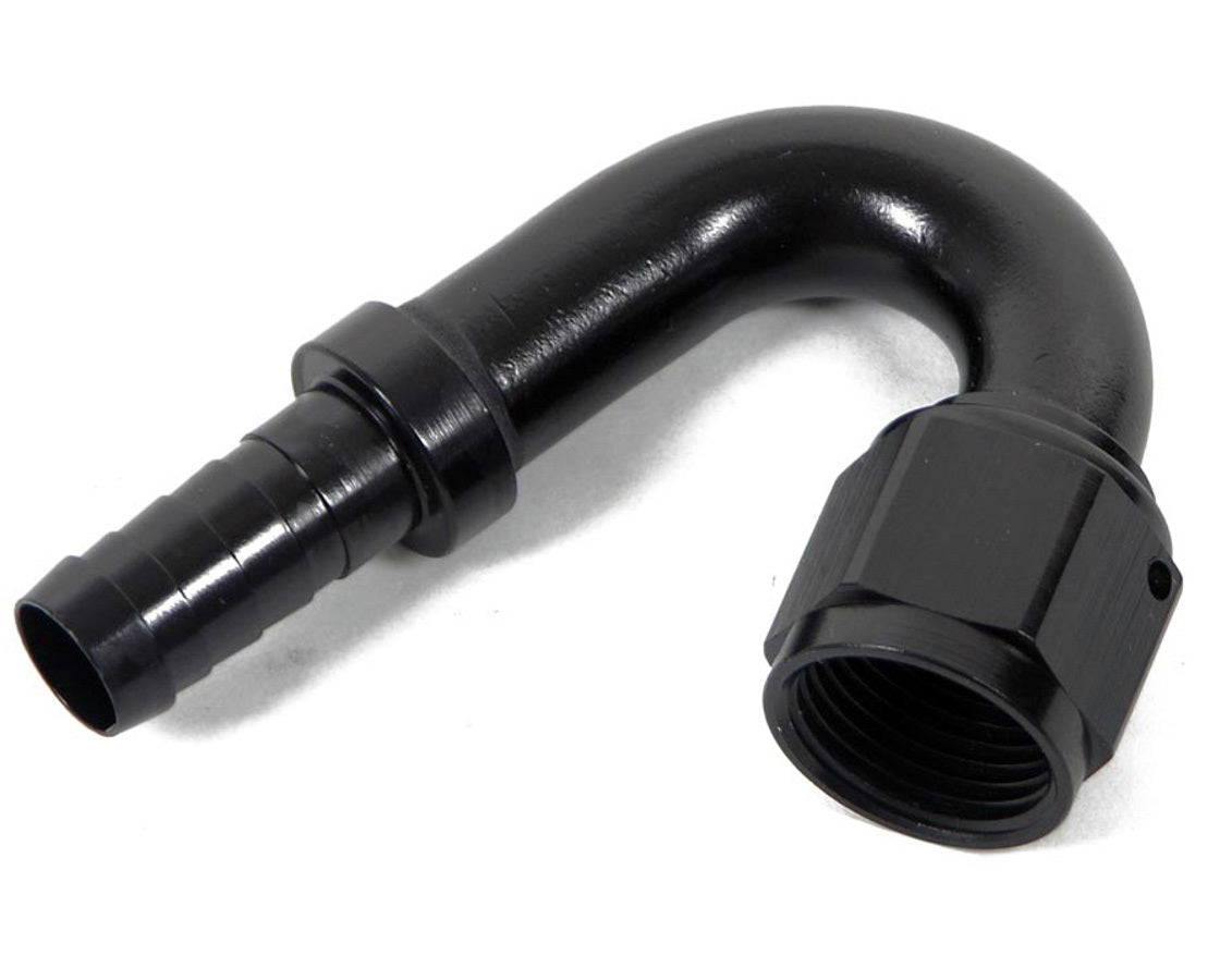 Earls 16an 150-Deg Crimp-On Hose Fitting - Black MPN EARAT715016ERL