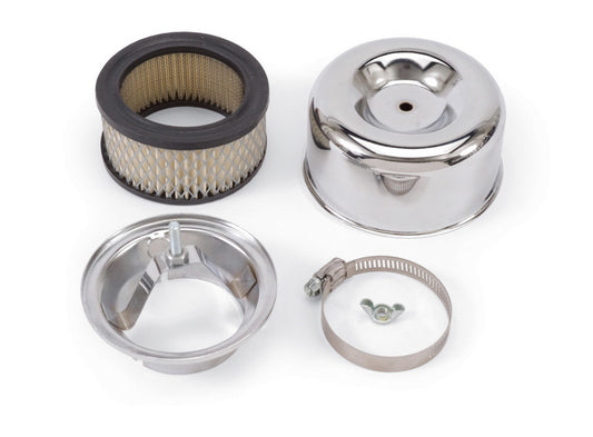 Edelbrock   Chrome Round A/C - 94 2bbl. Carb  EDE1202