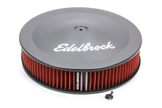 Edelbrock Pro-Flow Air Cleaner Kit 14in x 3in Black MPN EDE1225