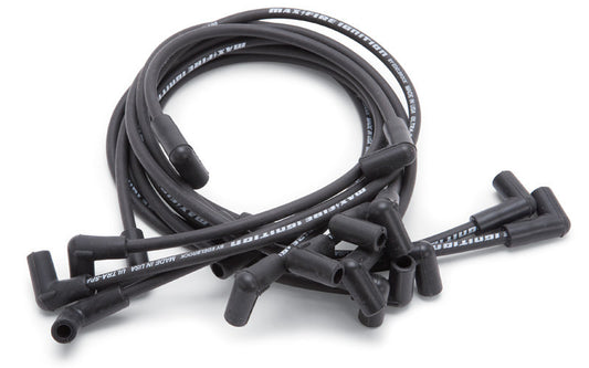 Edelbrock   Max Fire Plug Wire Set SBC w/HEI 90 Deg Black  EDE22702