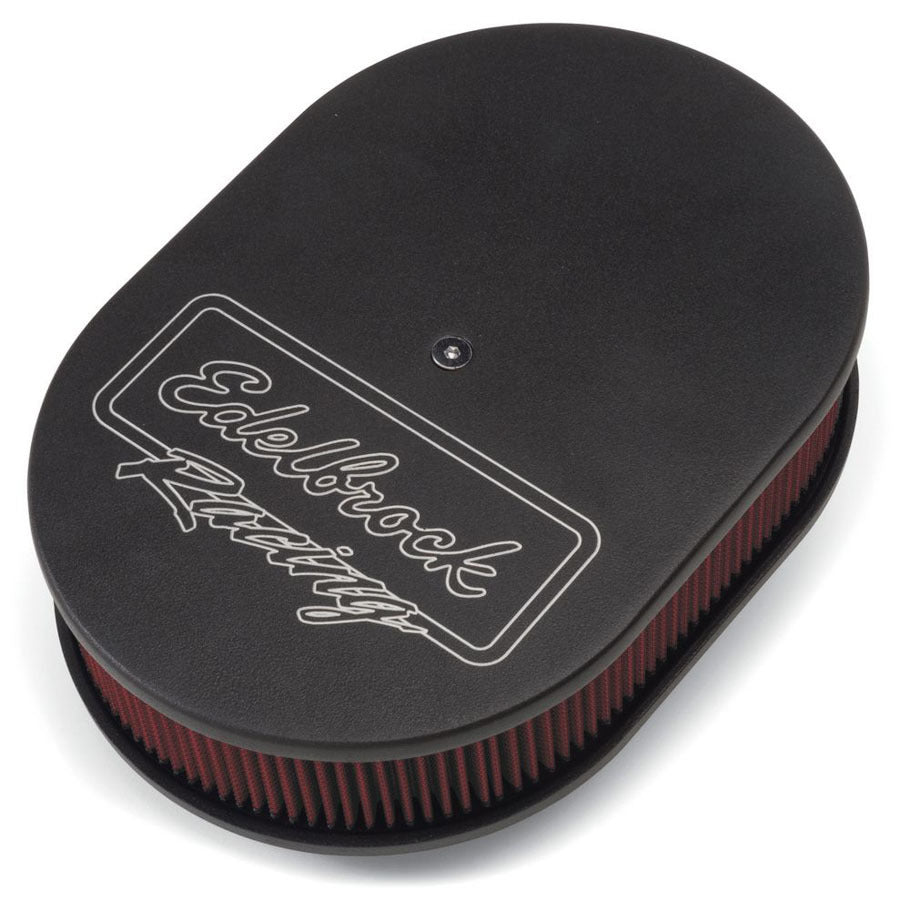 Edelbrock   Oval Air Cleaner Assm. - Black  EDE42203