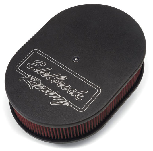 Edelbrock   Oval Air Cleaner Assm. - Black  EDE42203