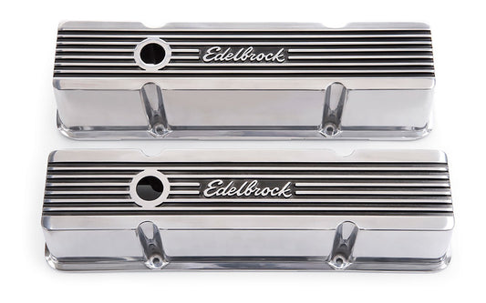 Edelbrock   Valve Cover Kit Elite II Series SBC Tall  EDE4263