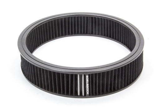 Edelbrock   Air Filter Element Black 14in x 3in  EDE43668