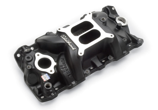Edelbrock   SBC Performer RPM Manifold - Black  EDE71013
