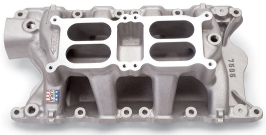 Edelbrock SBF Performer RPM Dual Quad A/G Manifold - 351W MPN EDE7585 For Ford