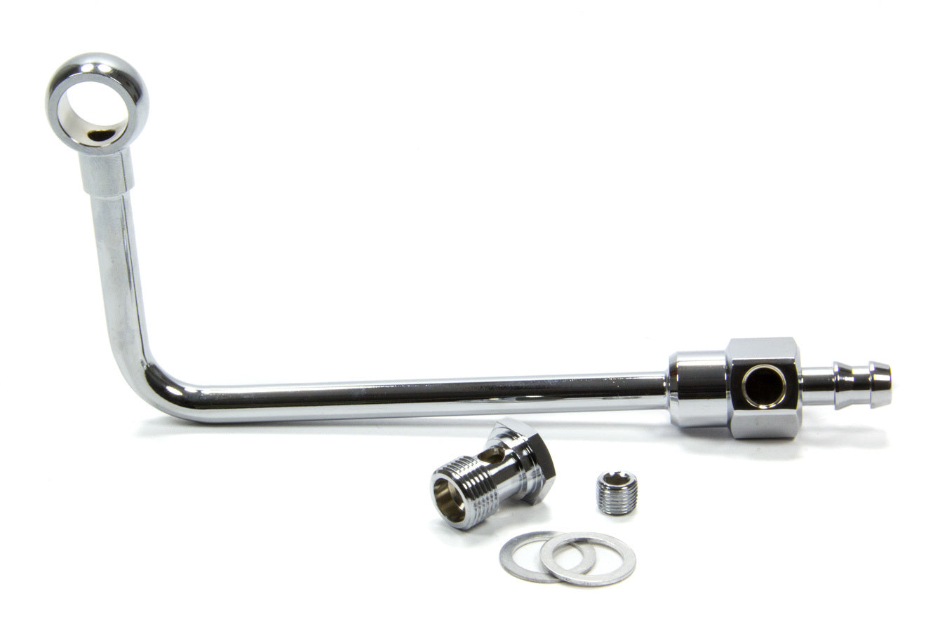 Edelbrock   Chrome Fuel Line for EPS Carb.  EDE8126