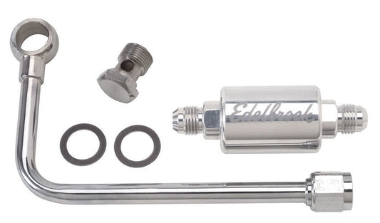 Edelbrock   Polished Fuel Line & Filter Kit  EDE8131