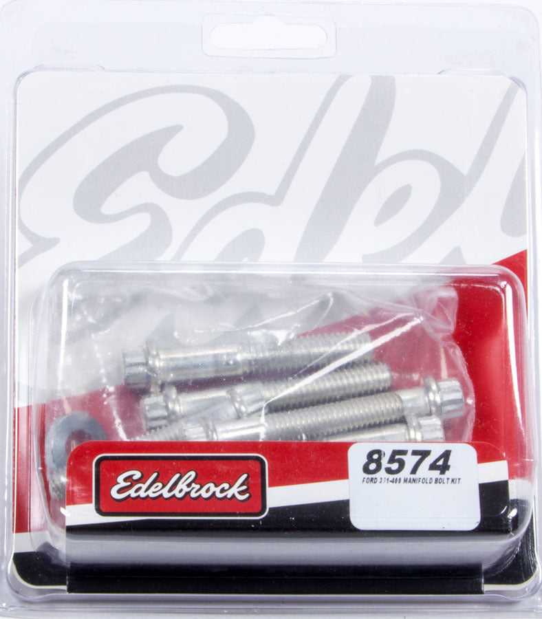 Edelbrock #2171 Intake Bolt Kit MPN EDE8574 For Ford Cleveland