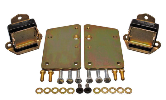 Energy Suspension LS1 Engine Conversion Mounts Short/Wide Zinc MPN ENE3-1148G For GM LS-Series