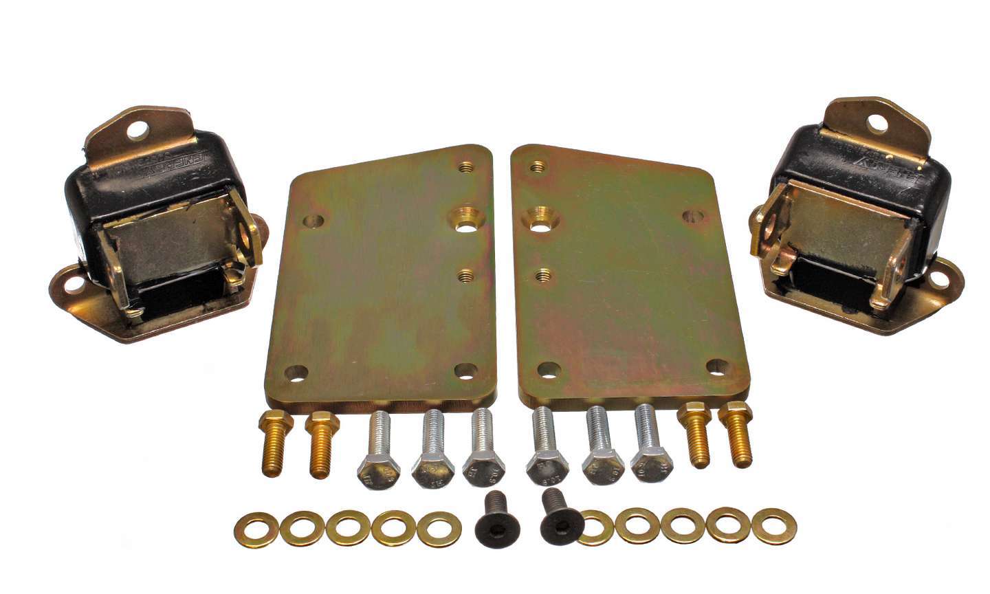 Energy Suspension LS1 Engine Conversion Mounts Tall/Narrow Zinc MPN ENE3-1150G For GM LS-Series