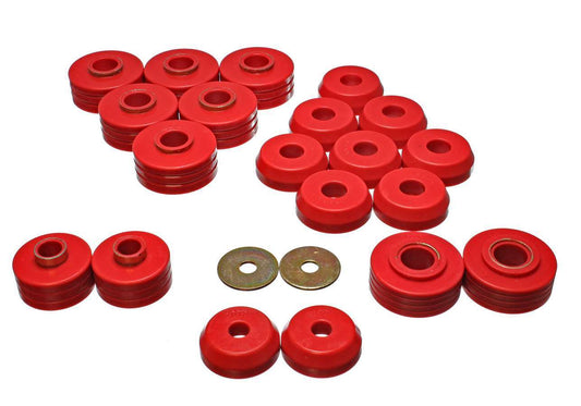 Energy Suspension FD BRONCO BODY MOUNTS MPN ENE4-4109R For Ford Fullsize SUV 1980-96
