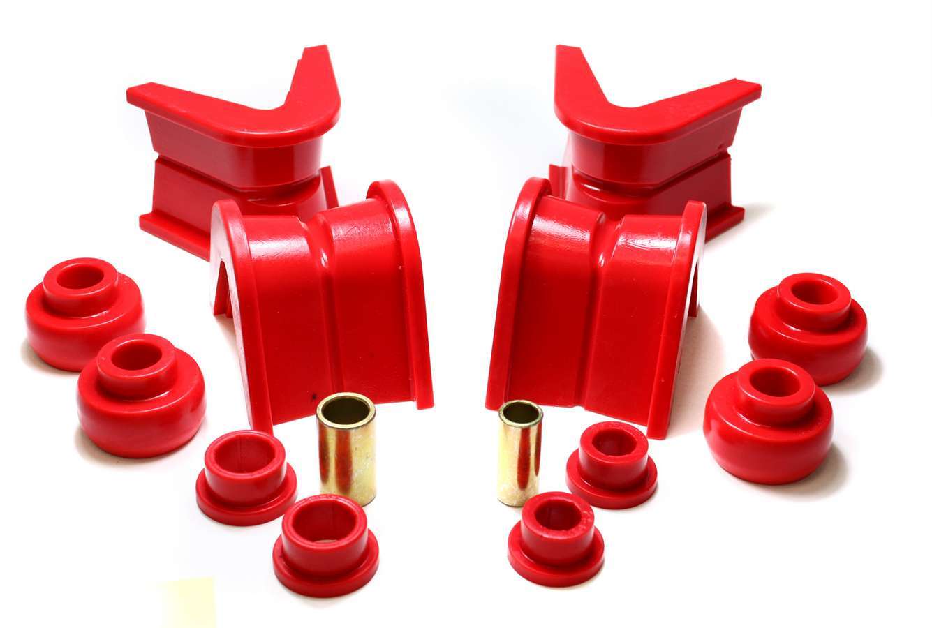 Energy Suspension 7 Deg. C-Bush Kit - Red MPN ENE4-7106R For Ford Fullsize SUV, Truck 1966-79
