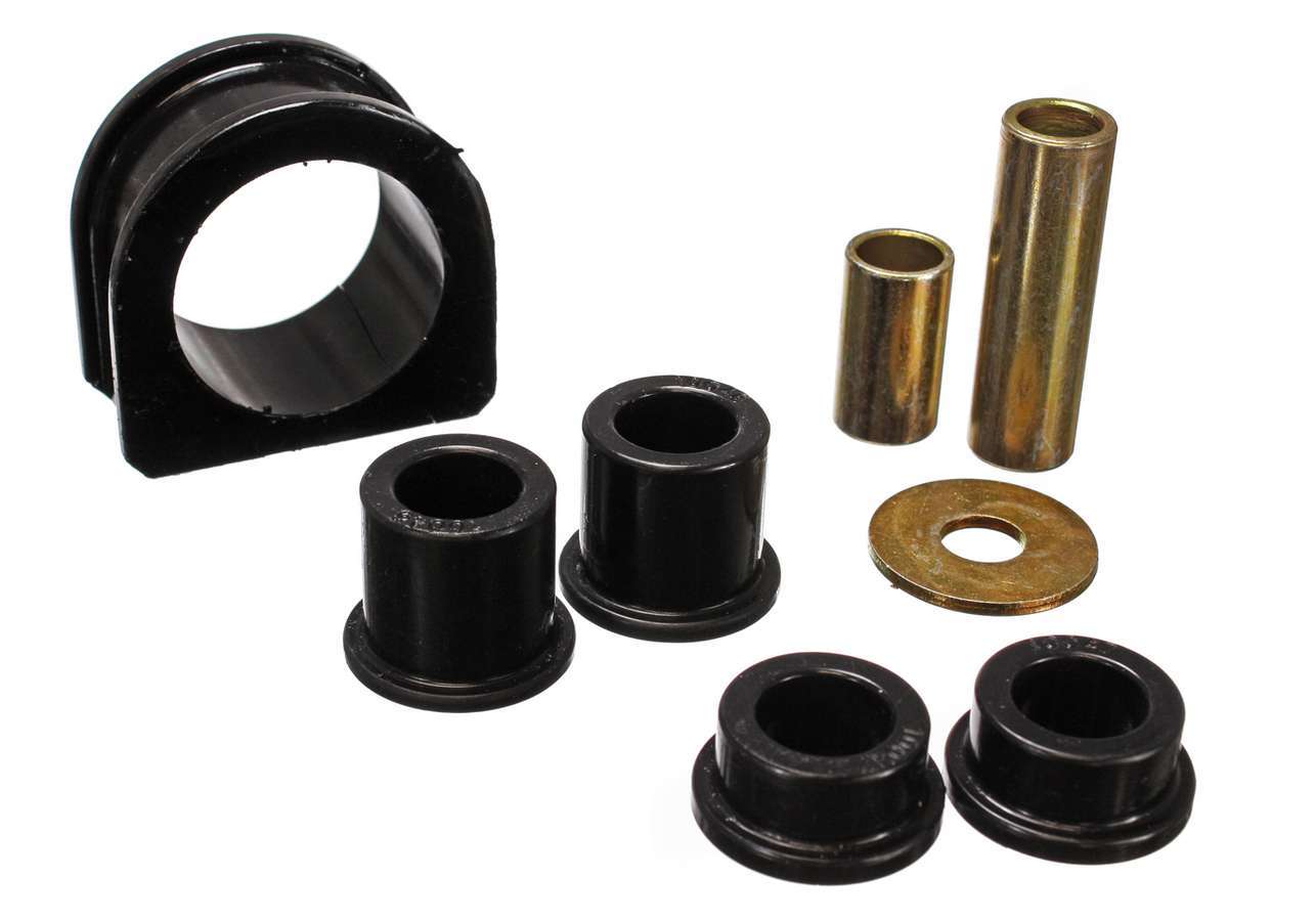 Energy Suspension   Steering Rack Bushing Set Black  ENE8-10104G