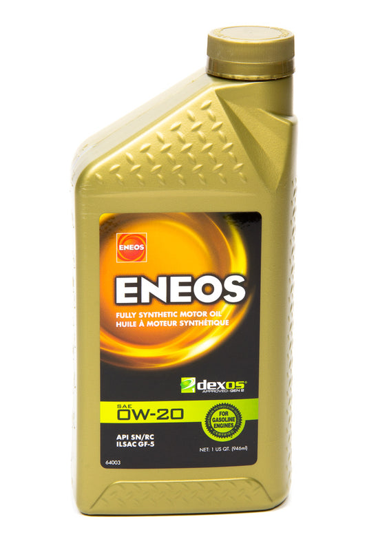 Eneos   Full Syn Oil Dexos 1 0w20 1 Qt  ENO3701-300