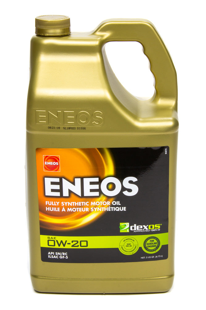 Eneos   Full Syn Oil Dexos 1 0w20 5 Qt  ENO3701-320