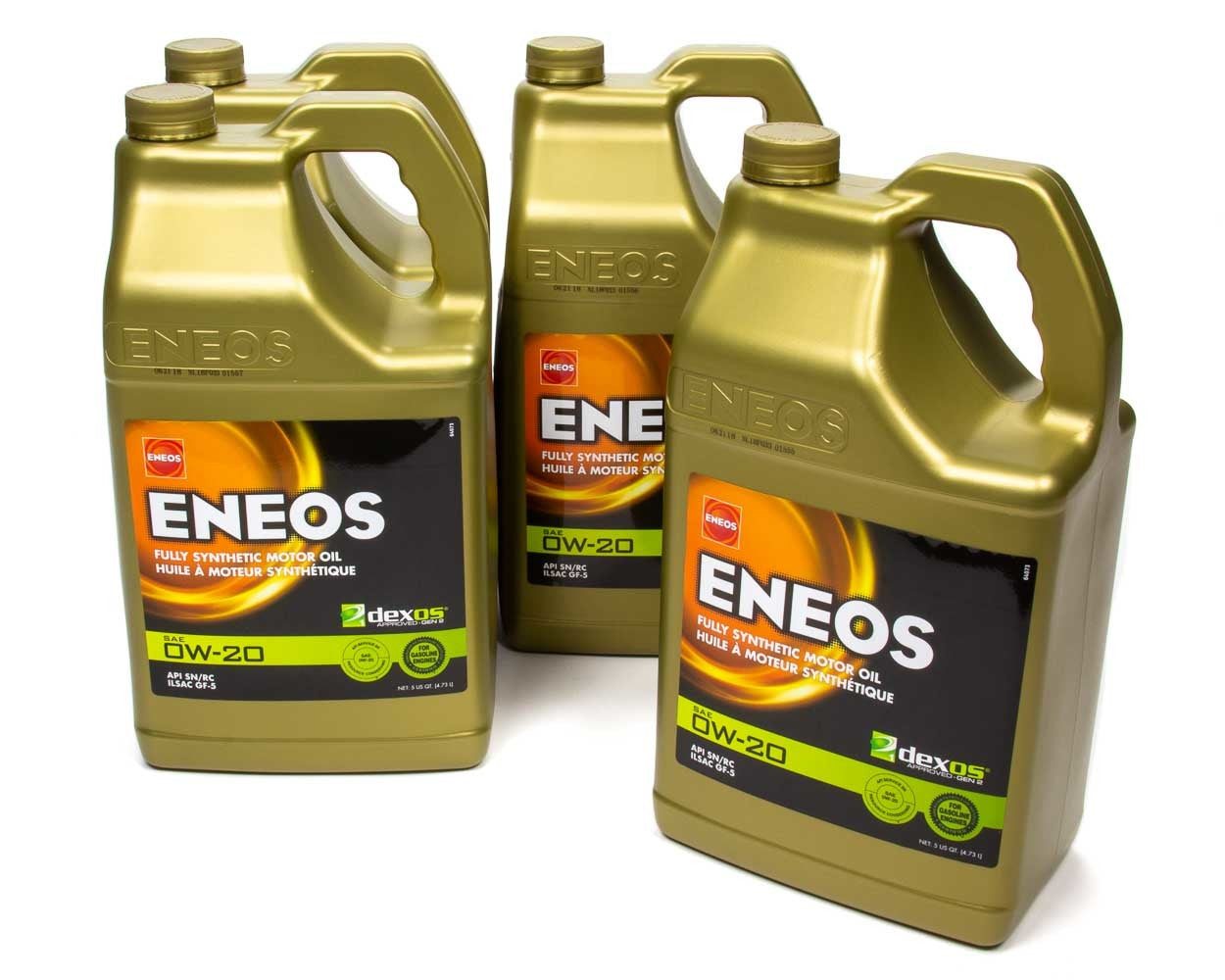 Eneos   Full Syn Oil Dexos 1 Case 0w20 4 X 5 Qt  ENO3701-323