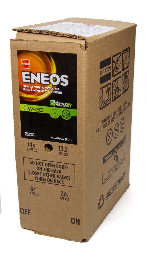 Eneos   Full Syn Oil Dexos 1 0w20 6 Gal  ENO3701-400