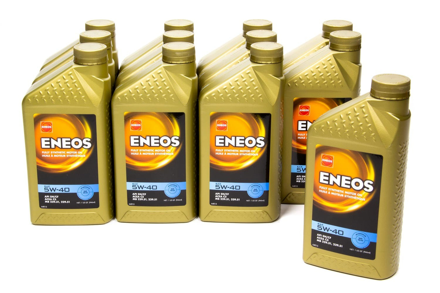Eneos   Full Syn Oil 5w40 Case 12 X1 Qt  ENO3704-301